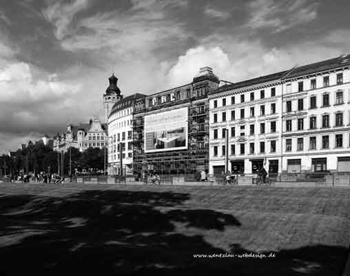 Blick auf das Neue Rathaus, S. Wentzlau Leipzig