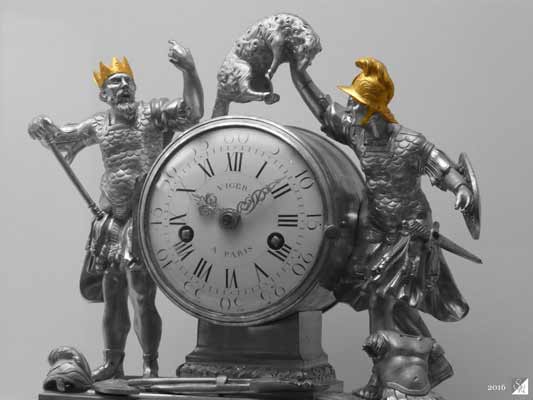 Antike Uhr - mit einem Hauch Gold 1